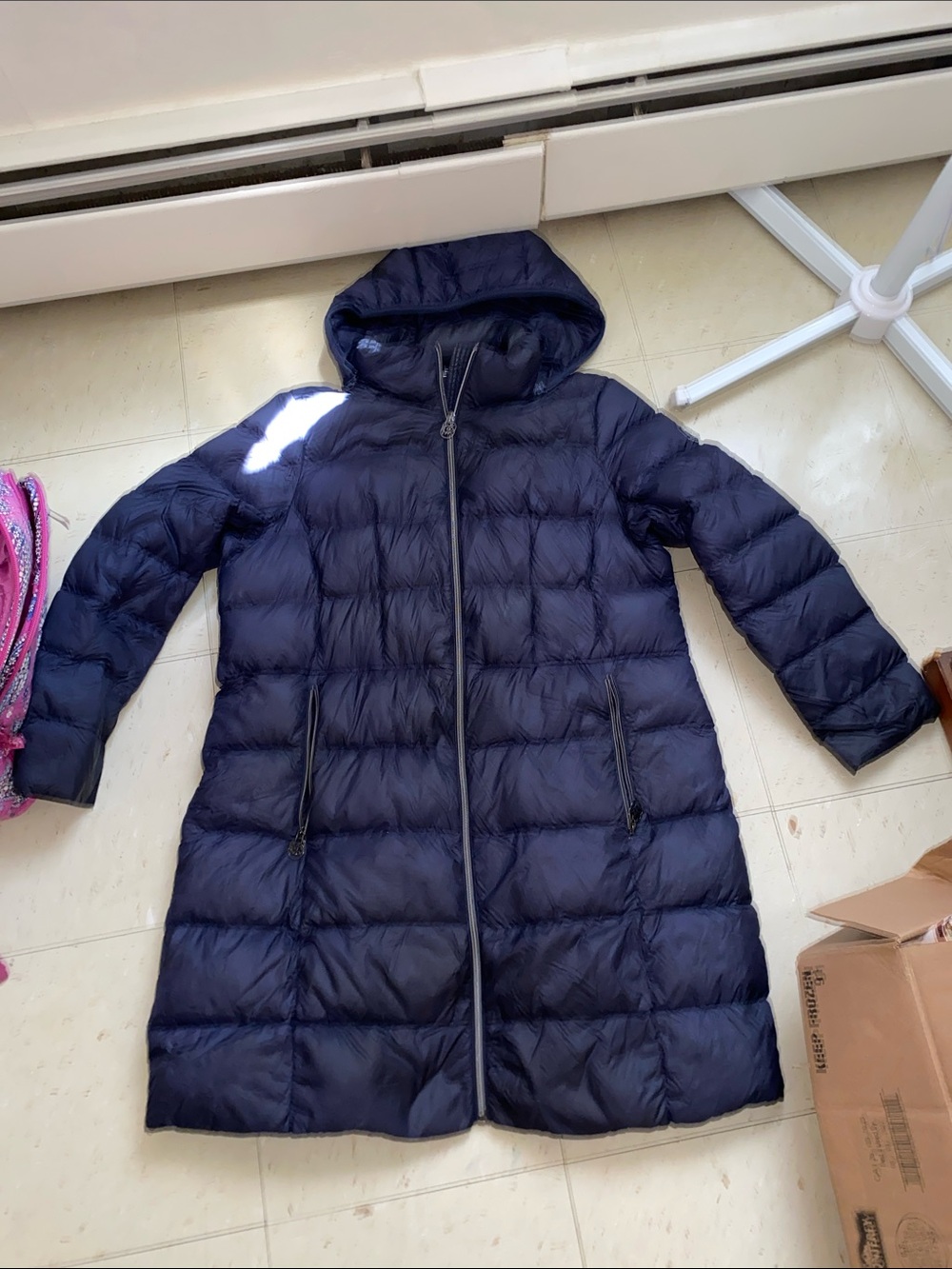 Michael Michael KORS Packable Down hooded Womens Jacket XL